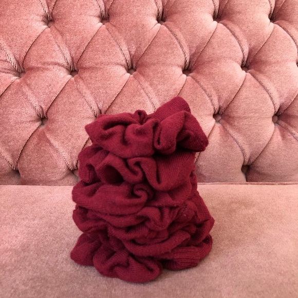 *Red Terry  Scrunchie - Picture 4 of 5